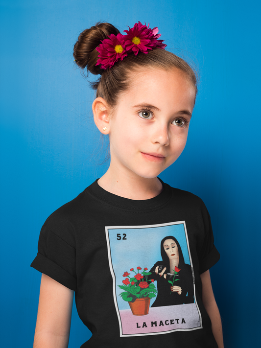 La Maceta/Morticia Mashup Youth Short Sleeve T-Shirt