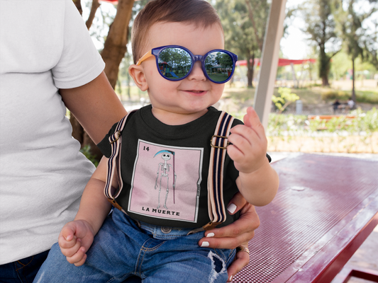 La Muerte/Jack Mashup Baby Jersey Short Sleeve Tee