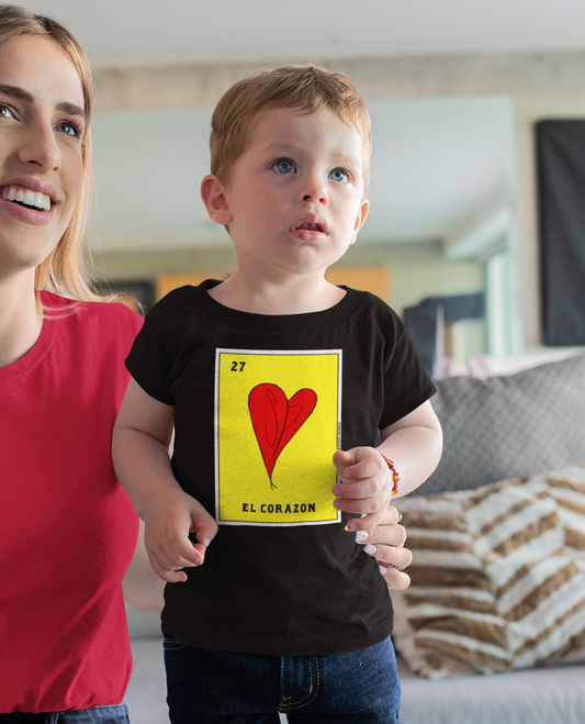 El Corazon/Pumpkins mashup Toddler Short Sleeve Tee
