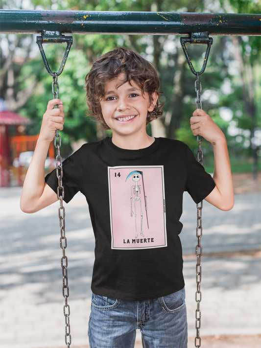 La Muerte/Jack Mashup Youth Short Sleeve T-Shirt