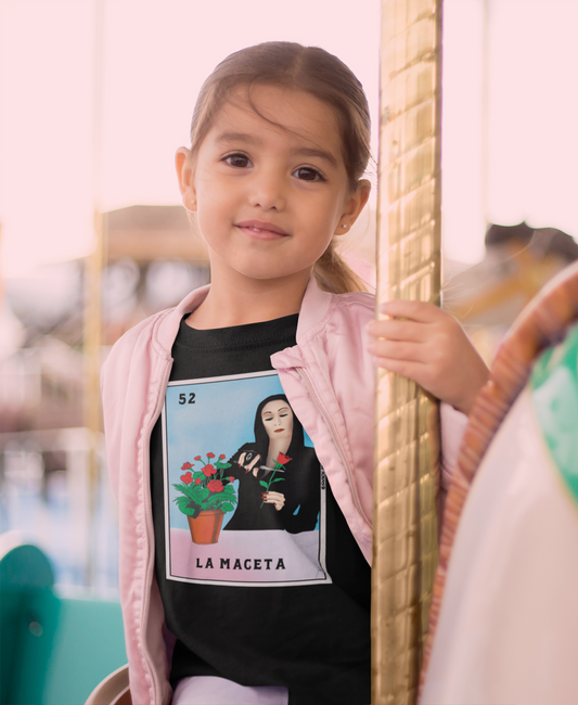 La Maceta/Morticia Mashup Toddler Short Sleeve Tee