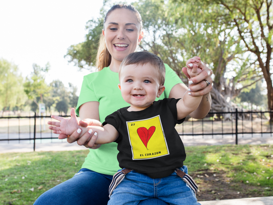 El Corazon/Pumpkins mashup Baby Jersey Short Sleeve Tee
