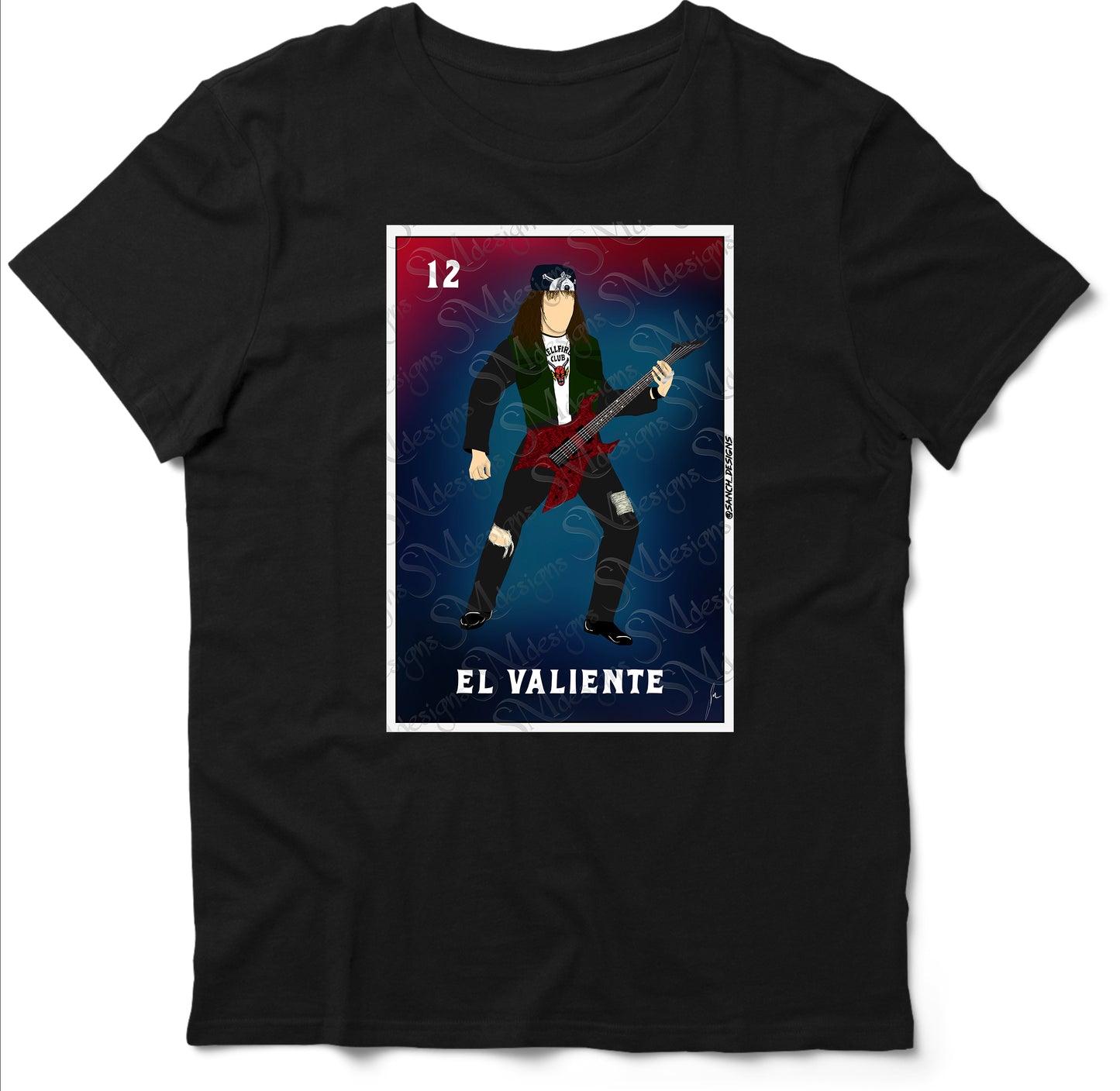 Eddie Munson/EL Valiente Mashup Short-Sleeve Unisex T-Shirt