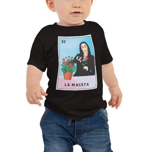 La Maceta/Morticia Mashup Baby Jersey Short Sleeve Tee
