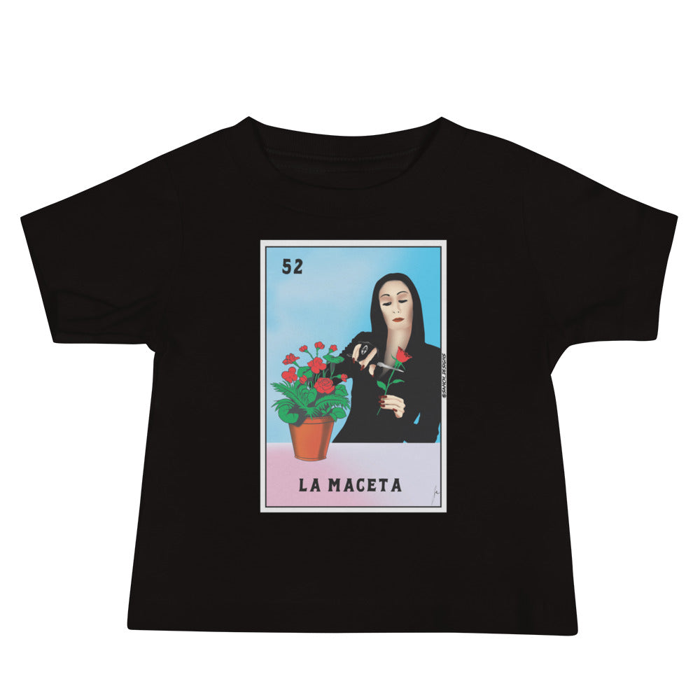 La Maceta/Morticia Mashup Baby Jersey Short Sleeve Tee