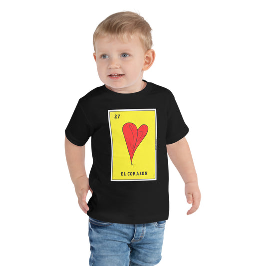 El Corazon/Pumpkins mashup Toddler Short Sleeve Tee