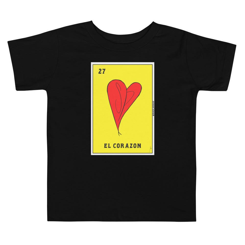 El Corazon/Pumpkins mashup Toddler Short Sleeve Tee