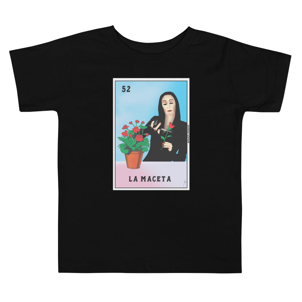 La Maceta/Morticia Mashup Toddler Short Sleeve Tee