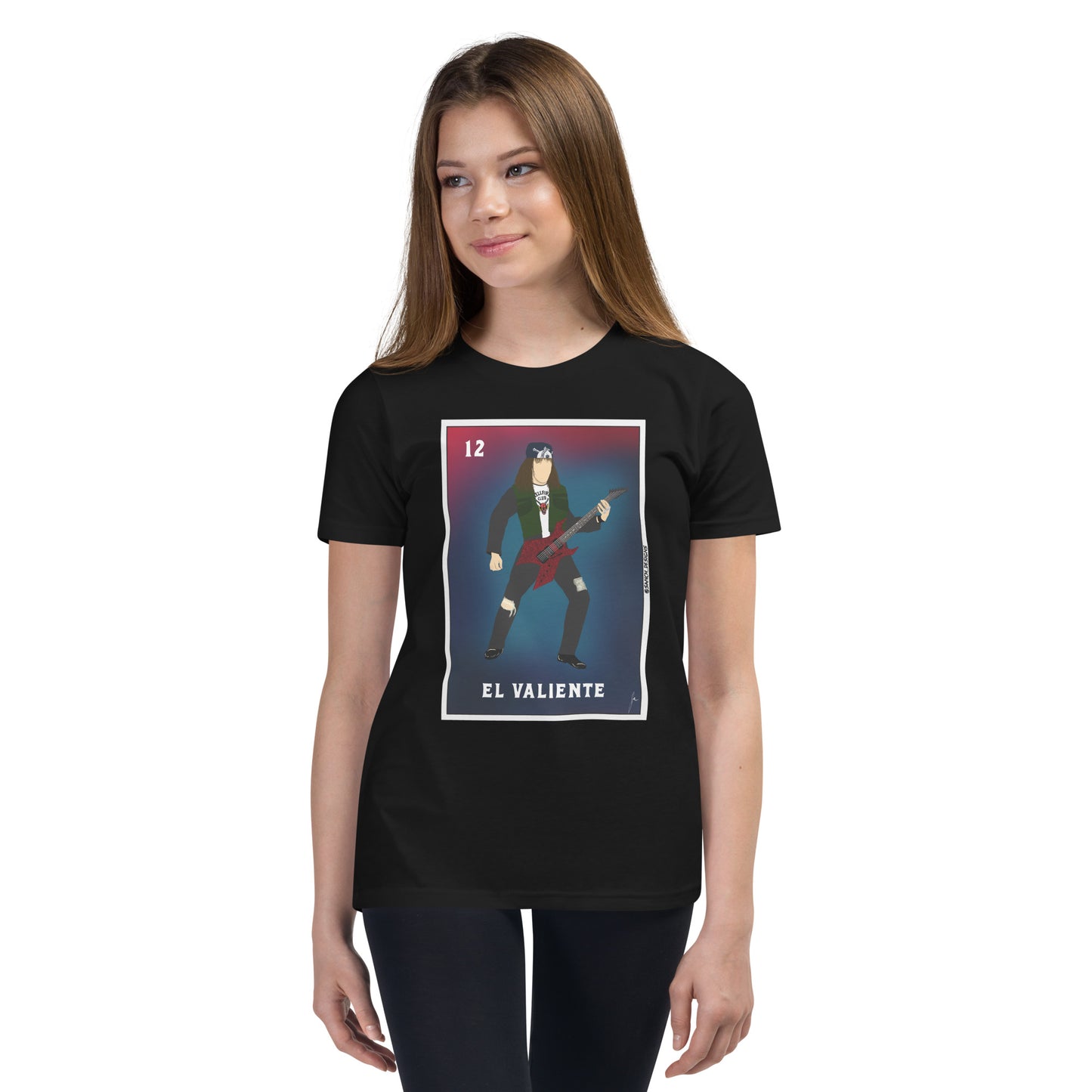 Youth Eddie Munson/EL Valiente Mashup Short-Sleeve Unisex T-Shirt