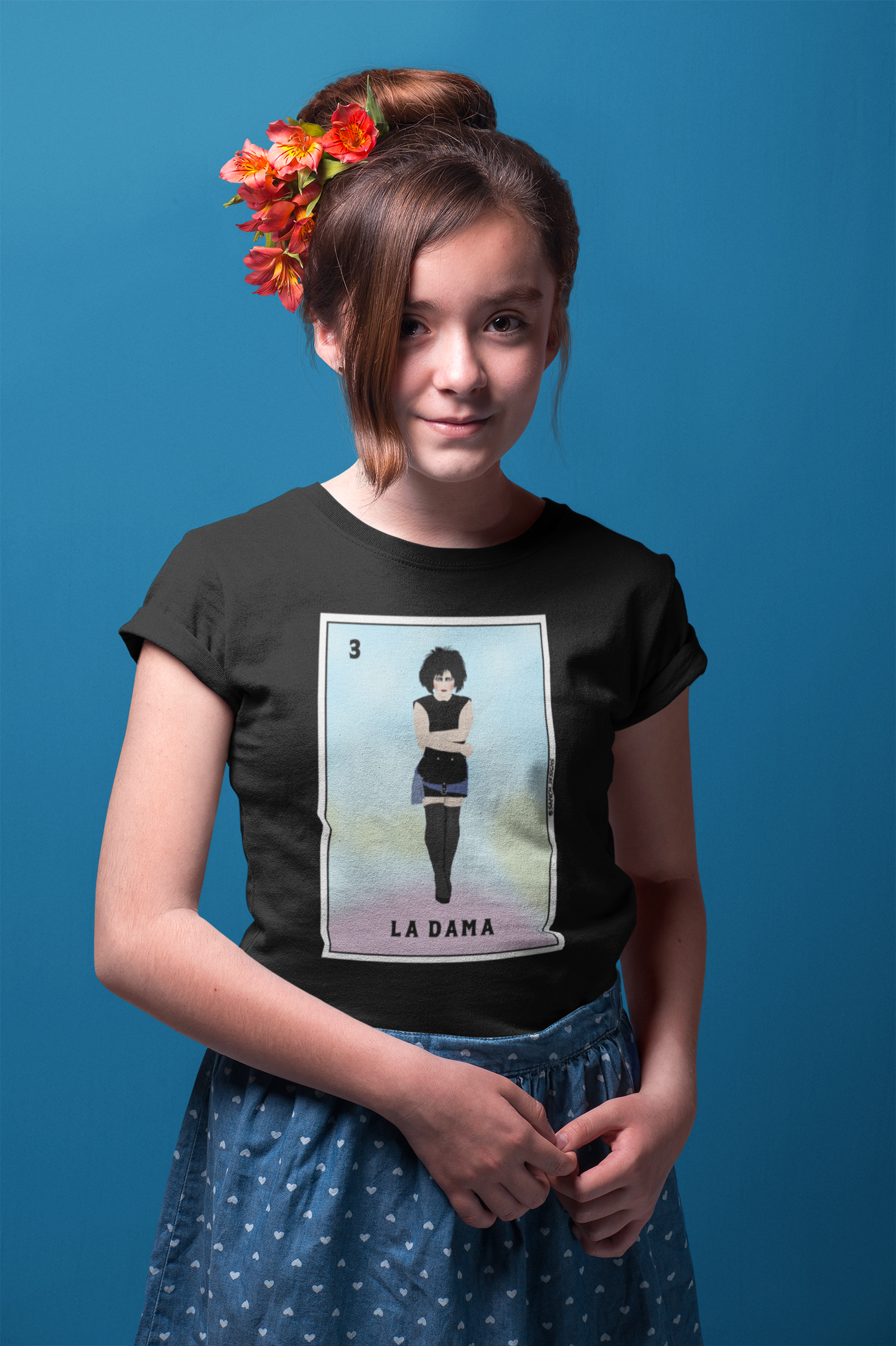 La Dama/Siouxsie Mashup Youth Short Sleeve T-Shirt