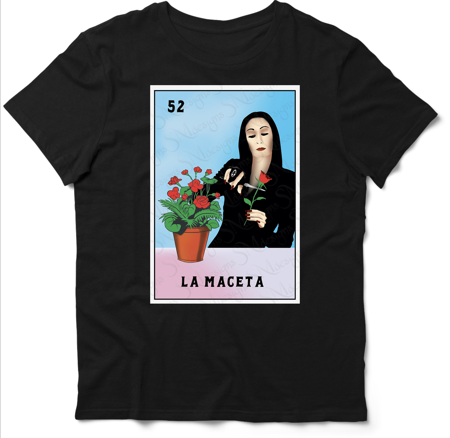 La Maceta/Morticia Mashup Short-Sleeve Unisex T-Shirt