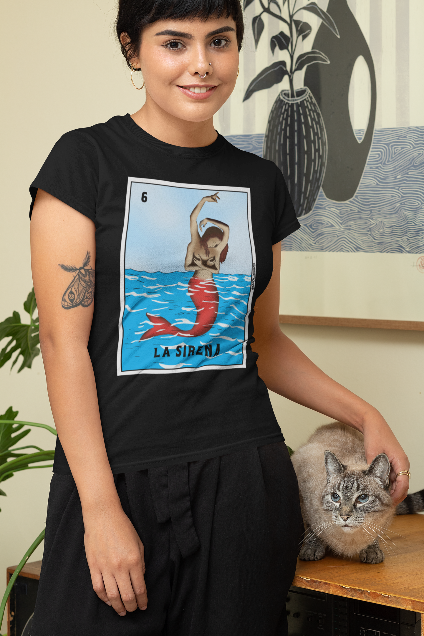 La Sirena/Maná Mashup Short-Sleeve Unisex T-Shirt