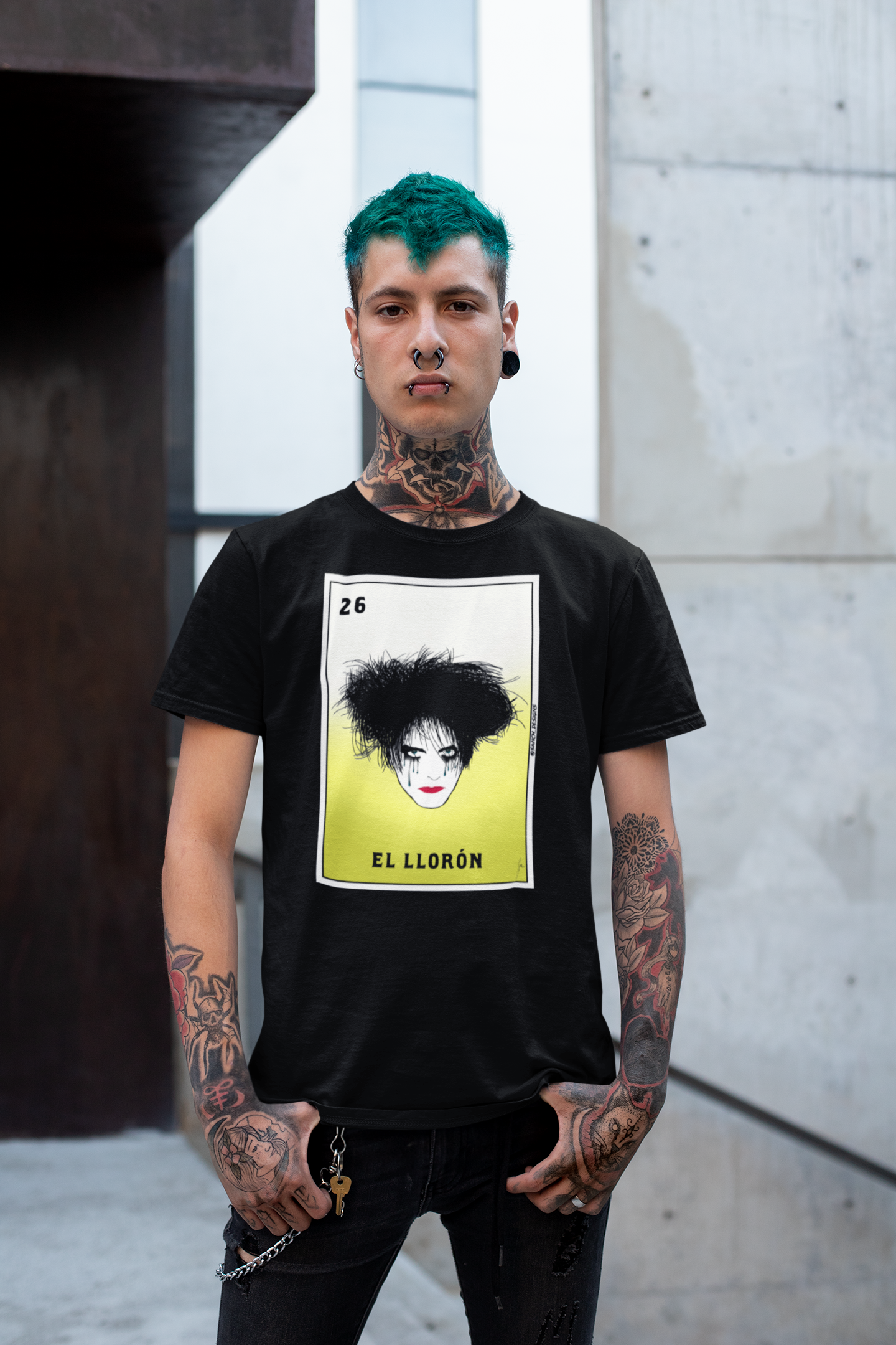 The Cure/Loteria Mashup Short-Sleeve Unisex T-shirt