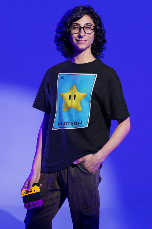 La Estrella/Mario Bros Mashup Short-Sleeve Unisex T-Shirt