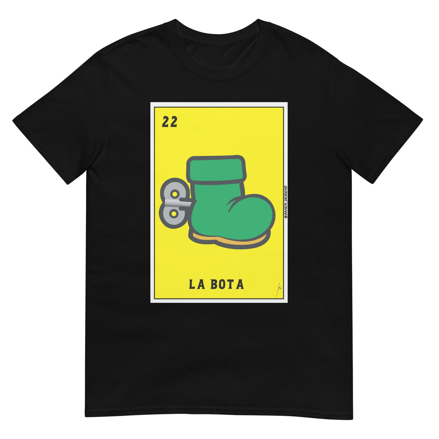 La Bota/Mario Bros Mashup Short-Sleeve Unisex T-Shirt