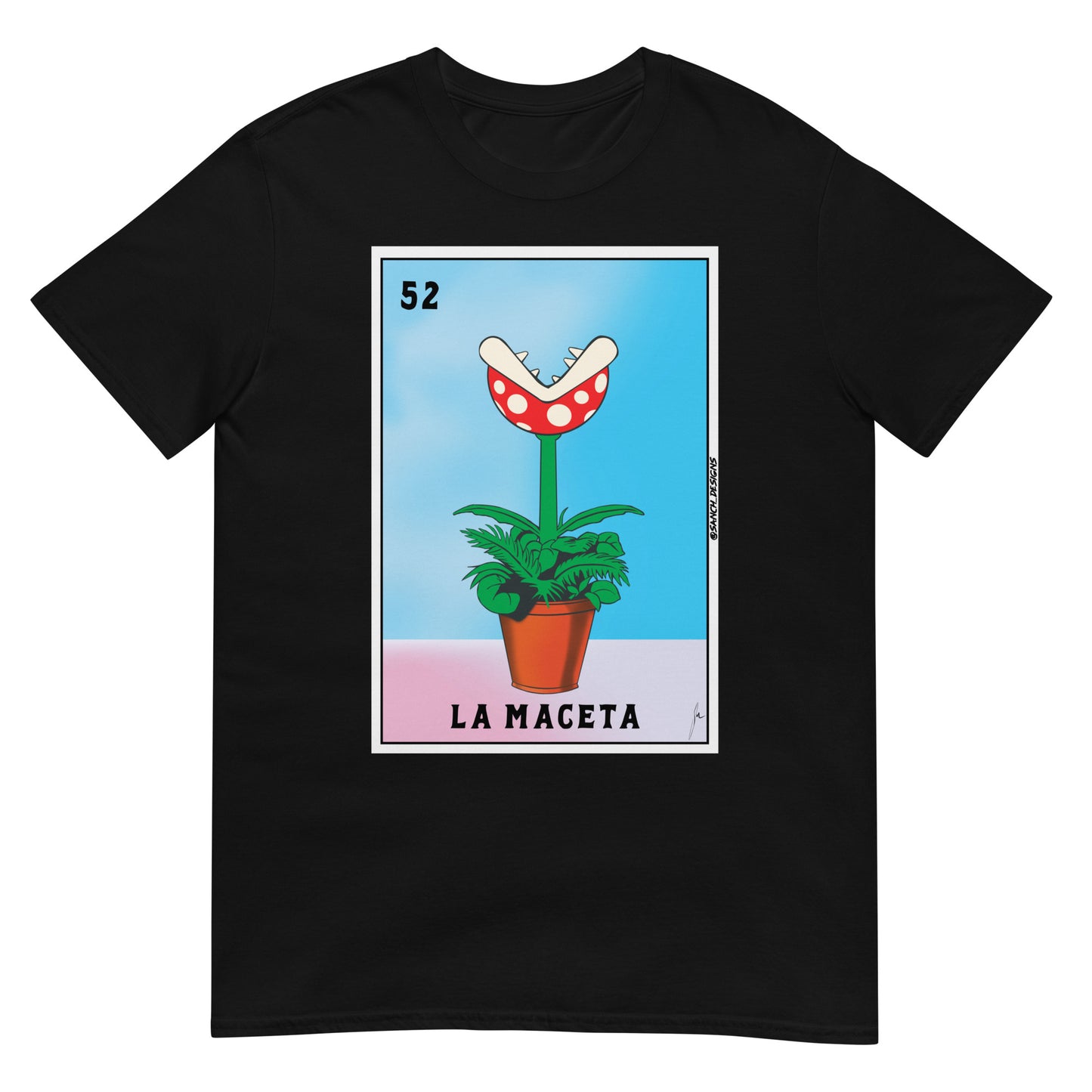 La Maceta/Mario Bros Mashup Short-Sleeve Unisex T-Shirt